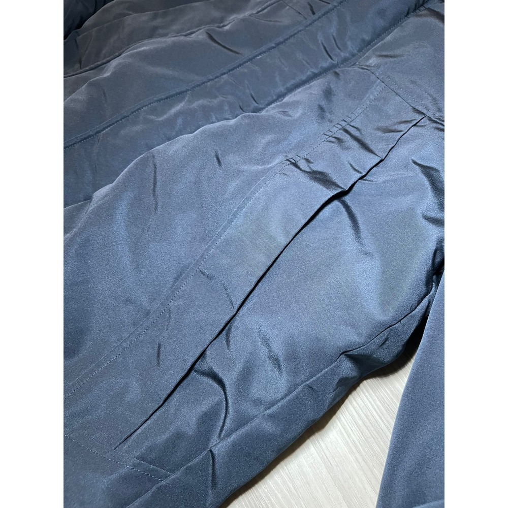 Primark Men's Navy Blue Hooded Parka Jacket Medium Shower Resistant Thermal - Picture 9 of 16